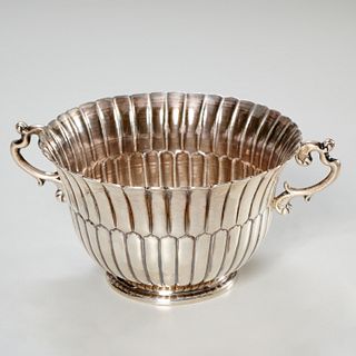 Sanborns modernist sterling silver footed bowl