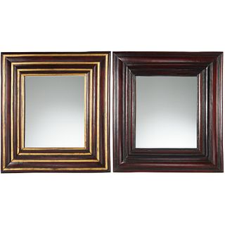 Near pair Continental Baroque style mirrors