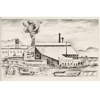 Max Weber, signed lithograph, c. 1930