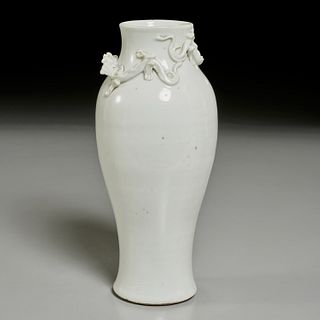 Chinese blanc de chine porcelain vase