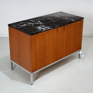 Florence Knoll, small marble top cabinet