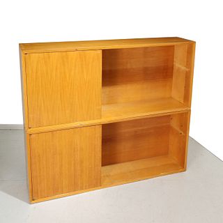 George Nelson, (2) "Basic Group" bookcase cabinets