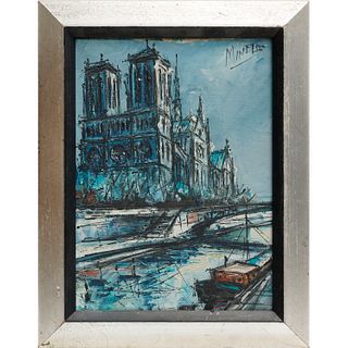 Bernard Buffet (style of), Notre Dame painting