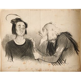 Honore Daumier, lithograph, 1841