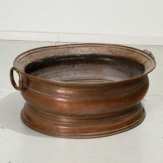 Dutch copper basin wine cooler, c. 1700
