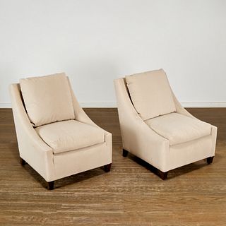 Pair Modern Designer club chairs