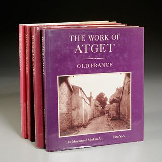 The Work of Atget, (4) vols. Museum of Modern Art