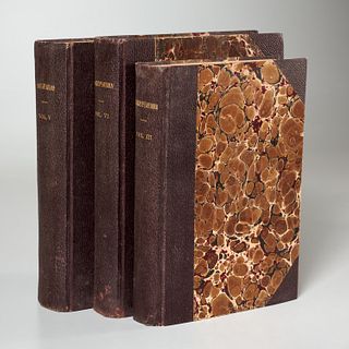 Shakespeariana, (3) bound vols., 1886-1889