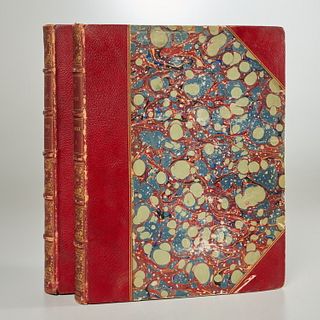 Samuel Pepys, 1825, (2) large vols., fine binding