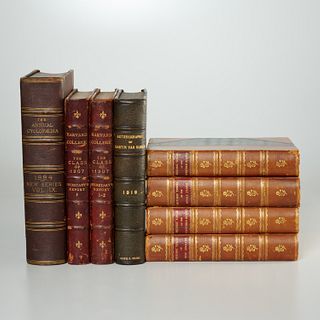 (8) Vols. leather binding, incl. Historic Towns