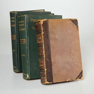 U. S. Grant, (3) vols, incl. 1885 Memoirs