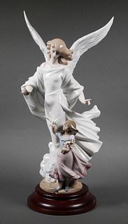 Lladro Porcelain Figurine Guardian Angel #6352