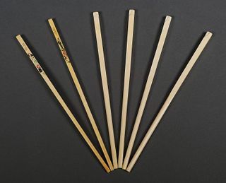 (3) Pair Old Chinese Ivory Chopsticks