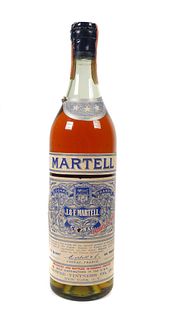Martell Cognac Brandy Bottle, Sealed, 1960s
