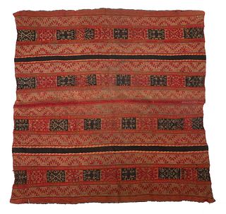 Antique Bolivian Textile Weaving 