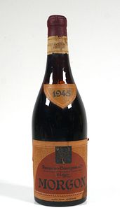 1945 Pasquier Desvignes & Cie Morgon Wine Bottle 