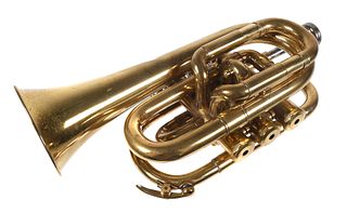 Vintage Kuhnl & Hoyer Pocket Cornet Trumpet