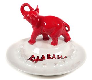 Alabama Football Porcelain Mascot Ashtray 