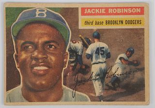 1956 Topps Jackie Robinson Baseball Card