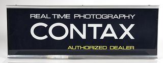 Rare CONTAX Real Time Photography Dealer Sign