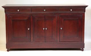 Contemporary Stained Cherrywood Chest of Drawers