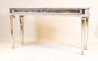 Neoclassical Style White-Painted Pier Table