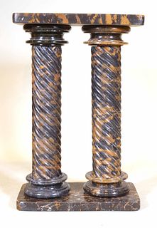 Marble Two Column Pedestal