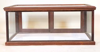 Candy Glass and Wood Countertop Display Case