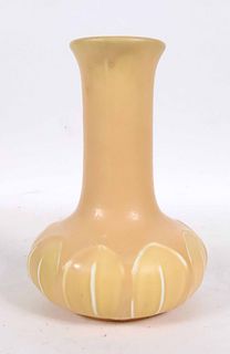 Hampshire Pottery Yellow-Matte Vase