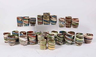 Thirty Desert Sands Pottery Cups