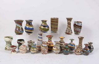 Twenty-Three Desert Sands Pottery Small Vases