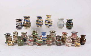 Twenty-Three Desert Sands Pottery Small Vases