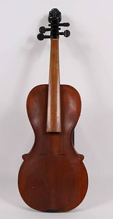 Unusual Carved Violin, Serpent Head