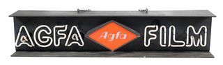 Agfa Film Neon Dealer Camera Shop Sign