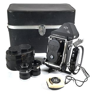 Mamiya C220 Twin Lens Reflex Camera & Lenses