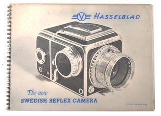 Rare Hasselblad Swedish Reflex Camera Catalog