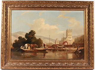 Attributed to Clarkson Stanfield, View of River