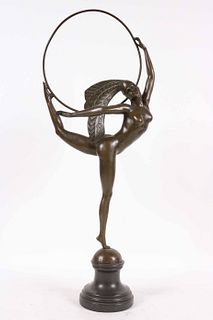 Jean Pierre Morante, Bronze, Danseuse au Cerceau