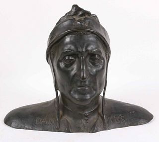 Bronze Bust of Dante