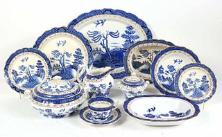 145 Piece Booths "Real Old Willow" Dinner Service
