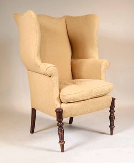 Late Federal Cherrywood Easy Chair