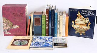 Group of Books on Pottery, Porcelain, and Delft