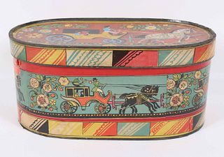 Tony Sarg Lithograph Decorated Pantry Box