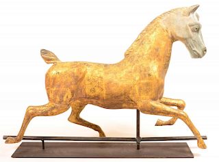 Copper Hackney Stallion Weathervane.
