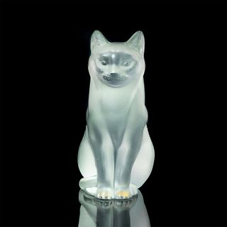 Lalique Crystal Figurine, Sitting Cat 1160300