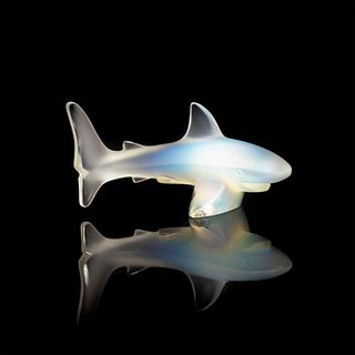 Lalique Atlantis Paradise Island Crystal Figurine, The Shark
