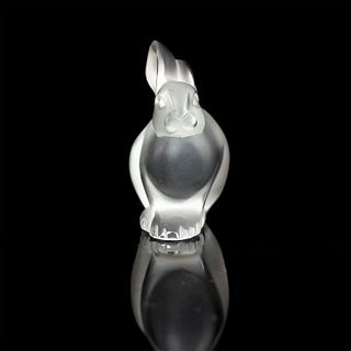 Lalique French Crystal Figurine, Rabbit