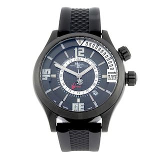 CURRENT MODEL: BALL - a gentleman's Engineer Master II Diver GMT wrist watch. PVD treated stainless
