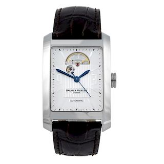BAUME & MERCIER - a gentleman's Hampton XL Classic wrist watch. Stainless steel case. Reference 6564
