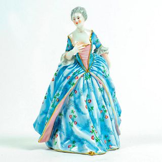 Capodimonte Porcelain Figurine, Dancing Ladies, Blue